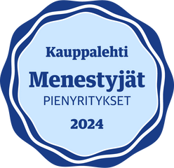 Kauppalehti Pienmenestyjät 2024 sertifikaatti